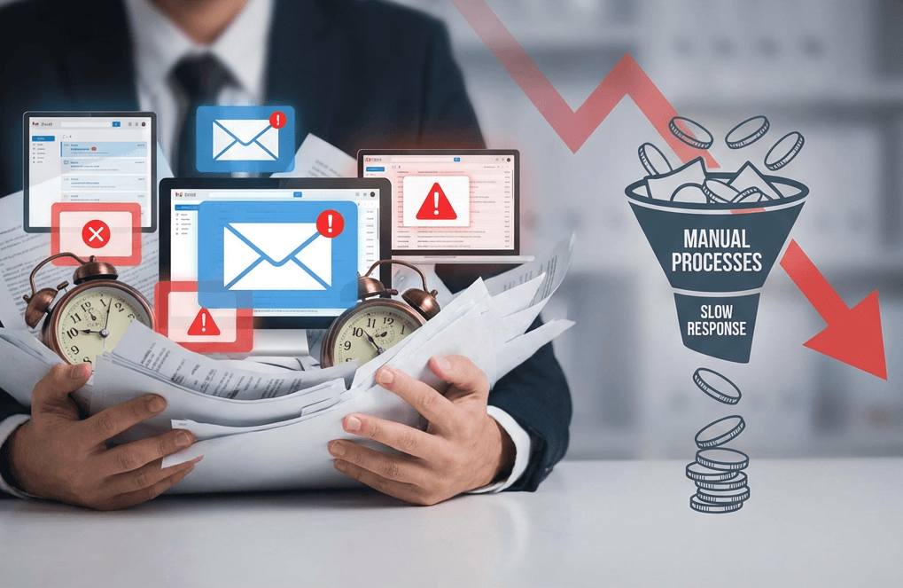 Illustration of operational bottlenecks